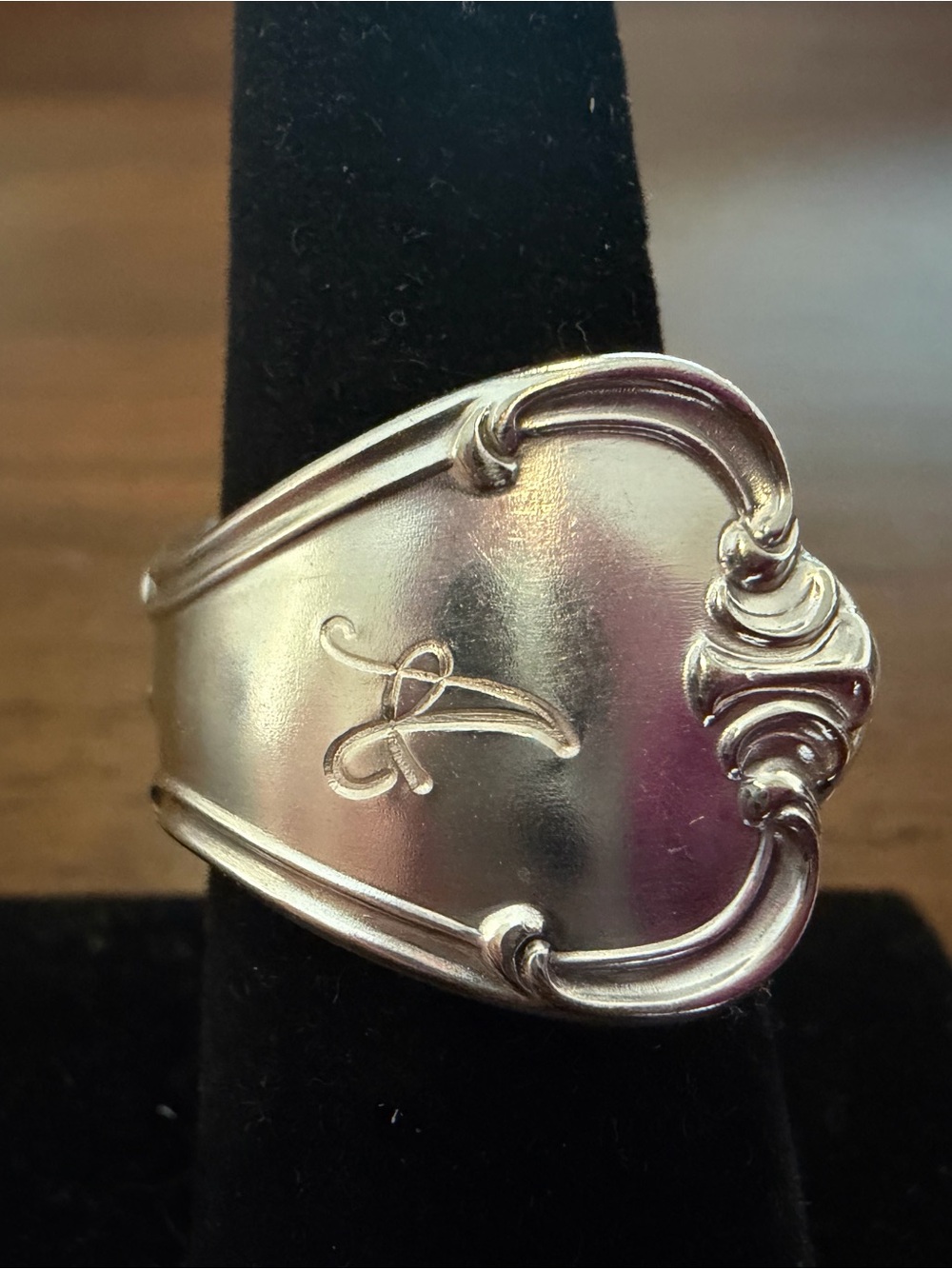 A Engraved Spoon Ring